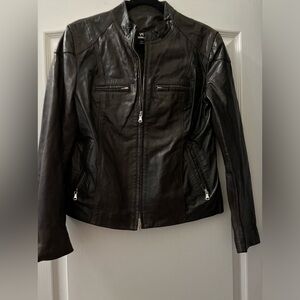 Vintage Vera Pelle Motorcycle Leather Jacket